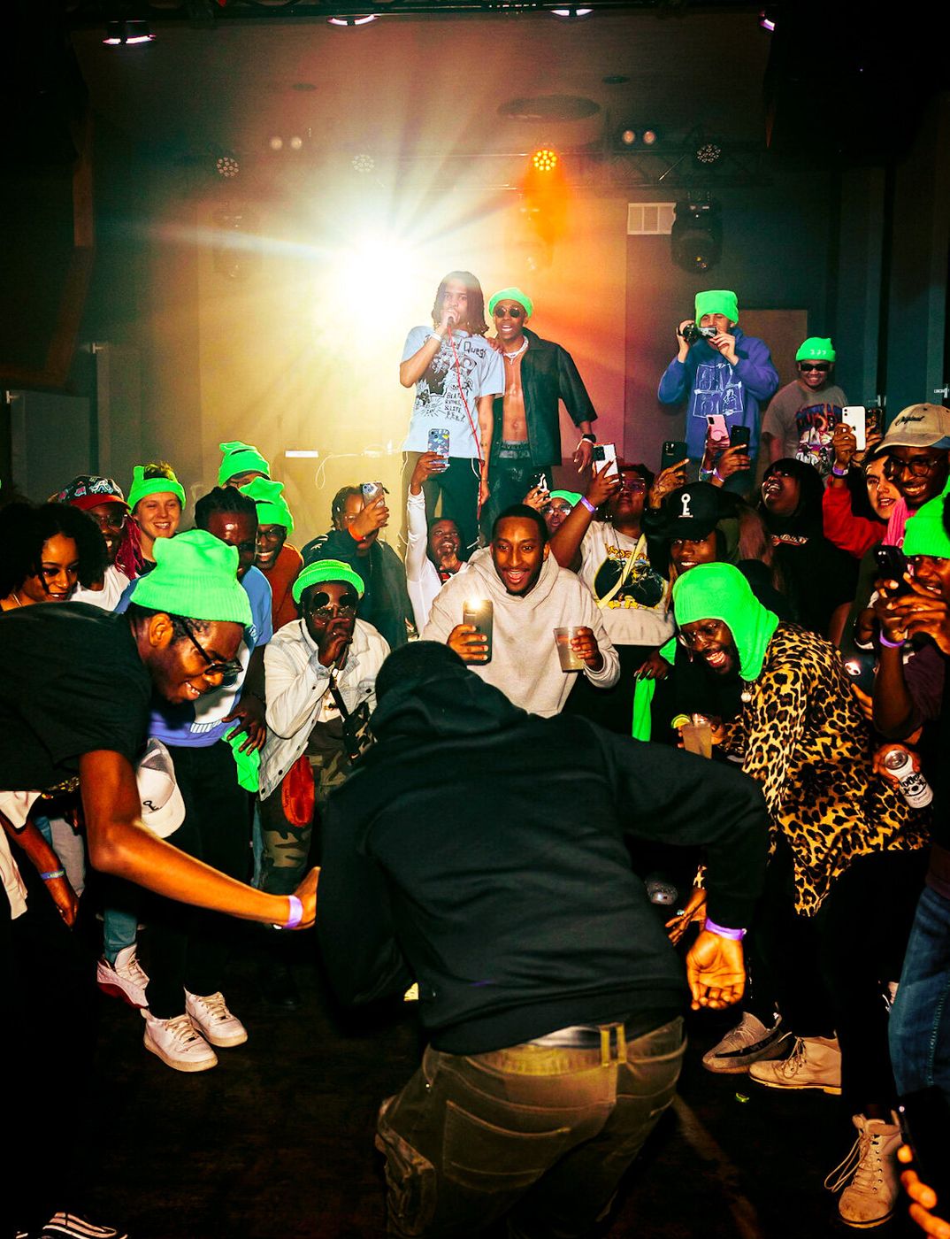 Packed floor during a DJ Kev set