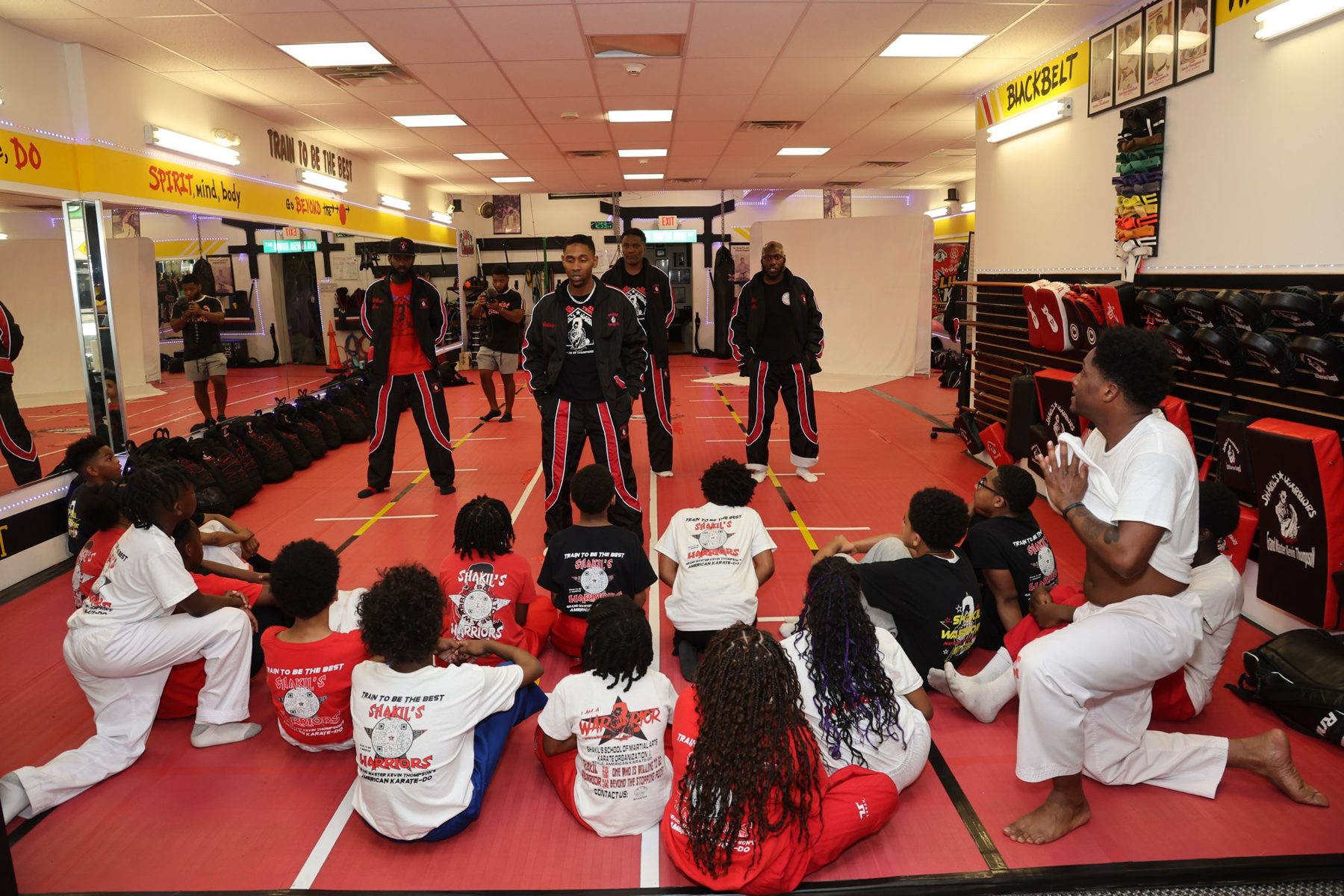 Class demo at the dojo
