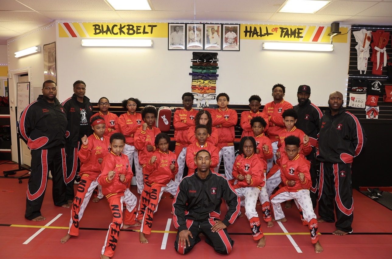 Shakil Warriors team at the dojo