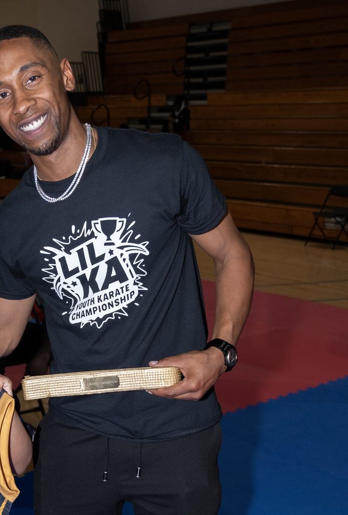Kevin at the Lil KA Youth Karate Championship