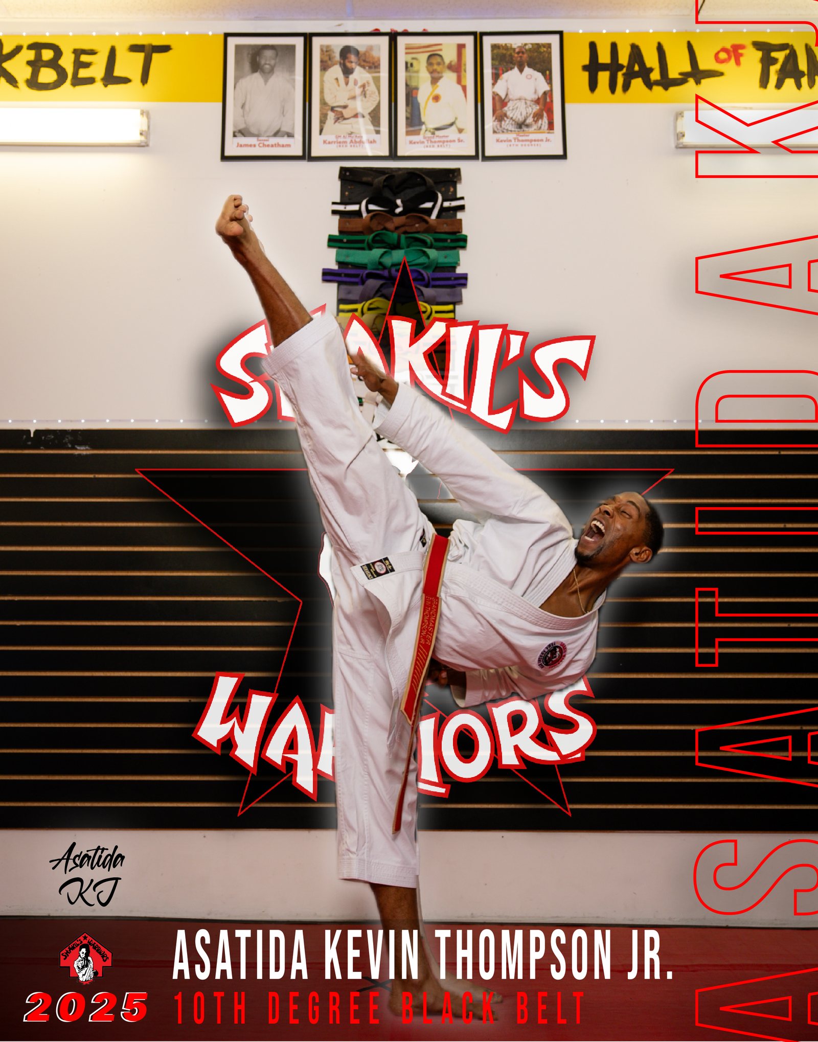 Asatida Kevin Thompson Jr., side kick, 2025 portrait