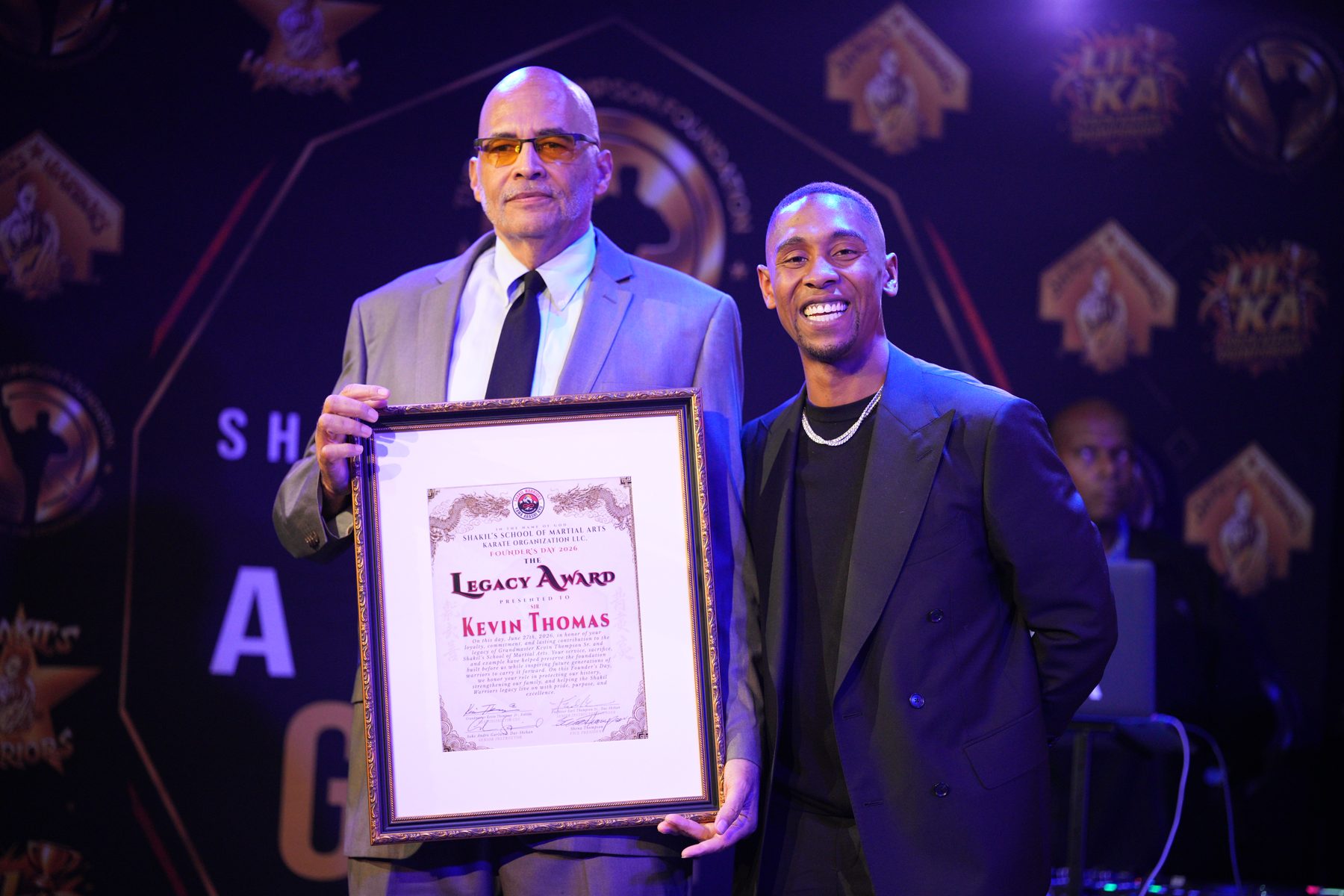 Presenting the Legacy Award