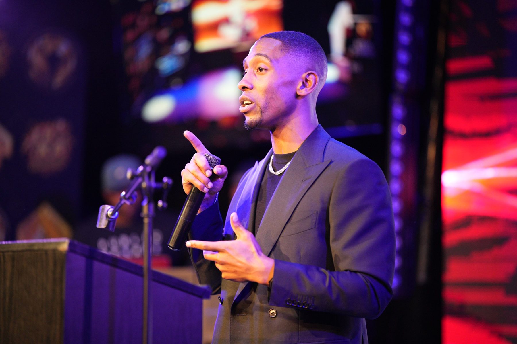 Speaking at the 45th Anniversary Founder's Gala