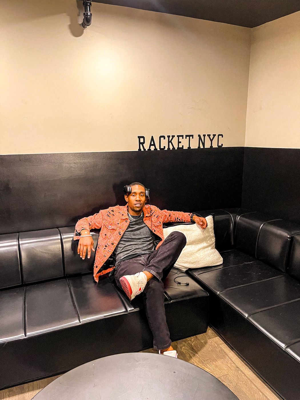 Backstage at Racket NYC